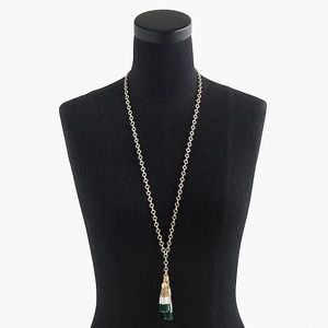 J. Crew | Crystal Tassel Necklace